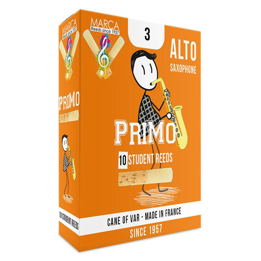 Marca PriMo Reeds ~ 10 Pack ~ Alto Sax ~ 3 - DD Music Geek