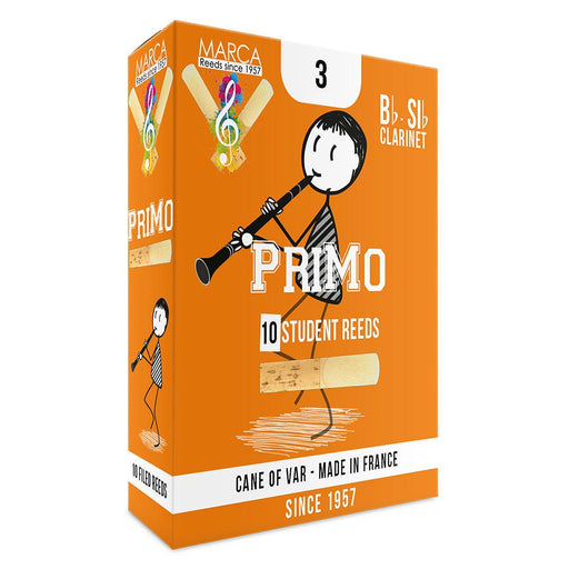 Marca PriMo Reeds ~ 10 Pack ~ Bb Clarinet ~ 3 - DD Music Geek