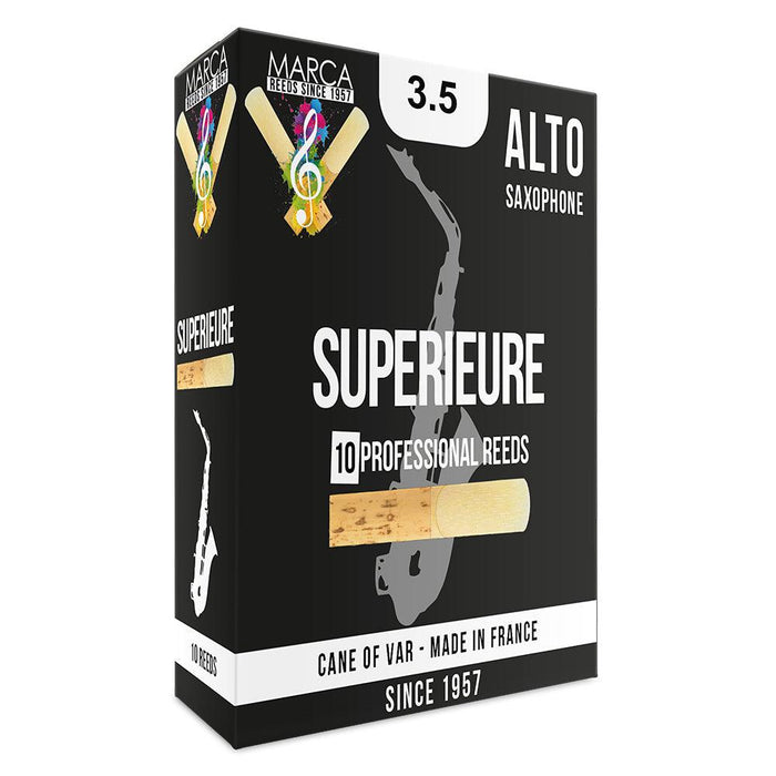 Marca Superieure Reeds ~ 10 Pack ~ Alto Sax ~ 3.5 - DD Music Geek
