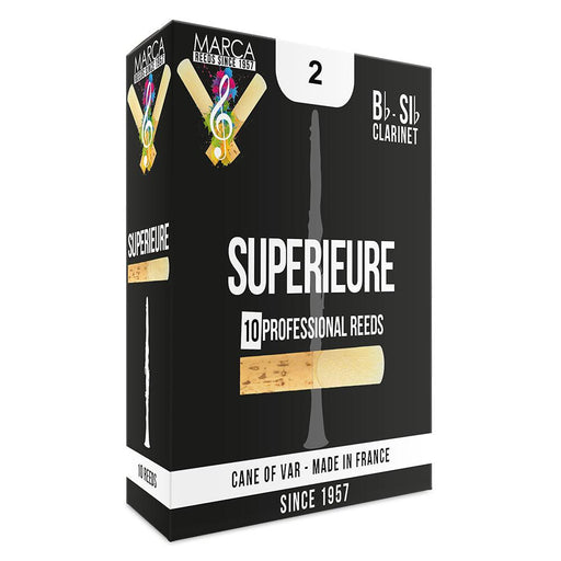 Marca Superieure Reeds ~ 10 Pack ~ Bb  Clarinet ~ 2 - DD Music Geek