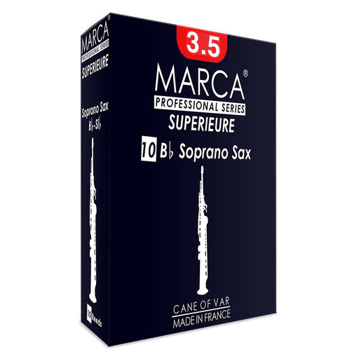 Marca Superieure Reeds ~ 10 Pack ~ Soprano Sax ~ 3.5 - DD Music Geek