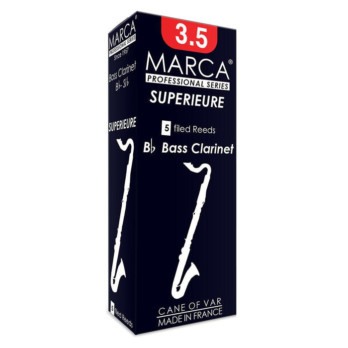 Marca Superieure Reeds ~ 5 Pack ~ Bass Clarinet ~ 3.5 - DD Music Geek