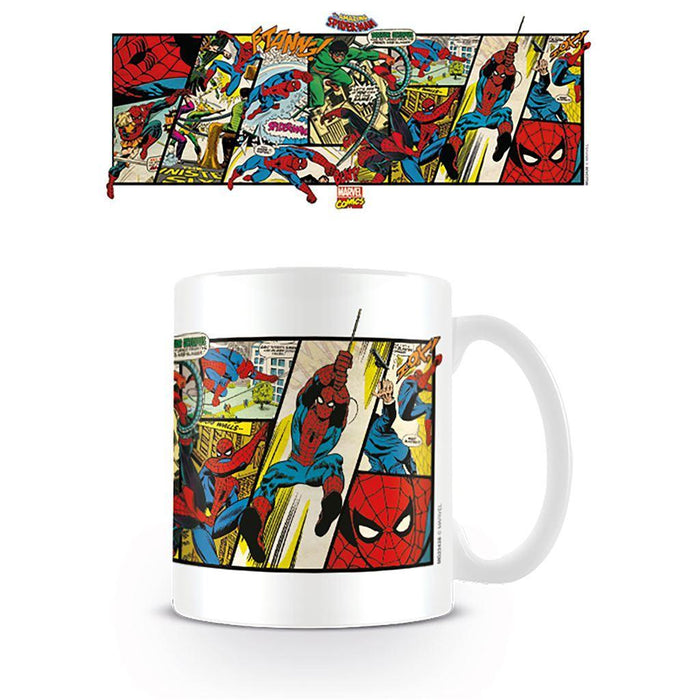 MARVEL COMICS (SPIDER-MAN PANELS) MUG - DD Music Geek