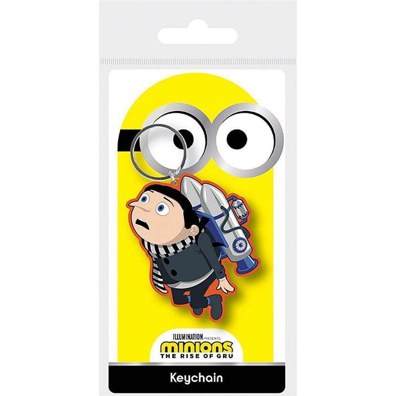 MINIONS: THE RISE OF GRU (GRU JETPACK) RUBBER KEYCHAIN - DD Music Geek