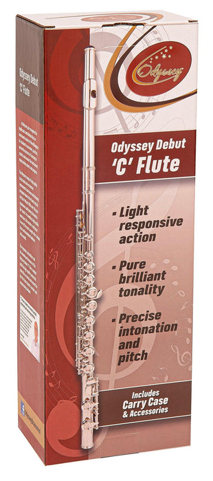 Odyssey Debut Closed Hole 'C' Flute Outfit - DD Music Geek