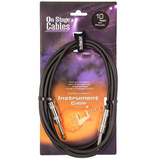 On-Stage Instrument Cable ~ 10ft/3m - DD Music Geek