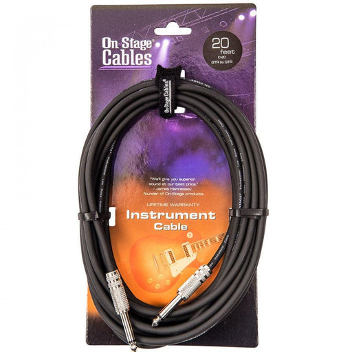 On-Stage Instrument Cable ~ 20ft/6m - DD Music Geek