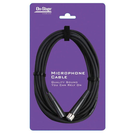 On-Stage Microphone Cable XLR-XLR ~ 20ft/6m - DD Music Geek