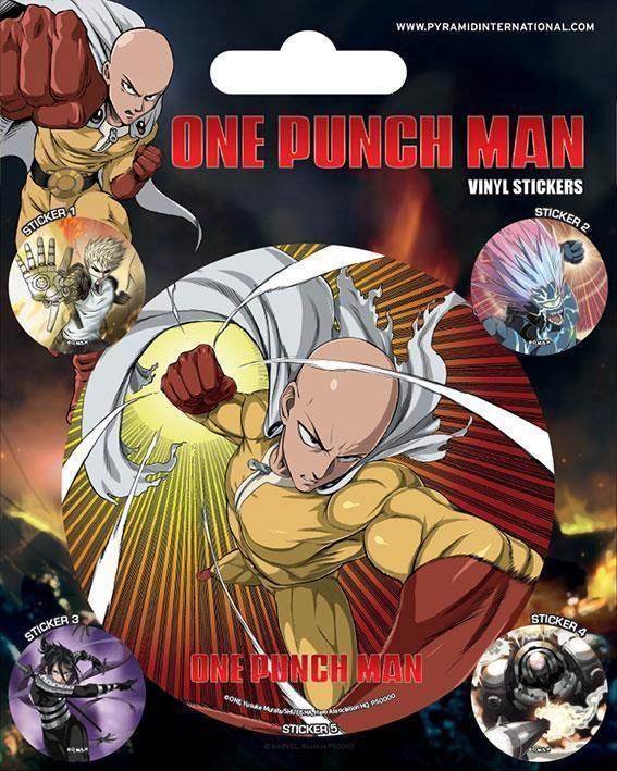 ONE PUNCH MAN (ATOMIC FIST) VINYL STICKER - DD Music Geek