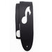 Perri's 2.5" Famous Guitar Strap ~ Black with Musical Notes - DD Music Geek