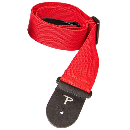 Perri's Polyester Extra Long Guitar Strap ~ Red - DD Music Geek