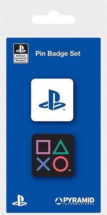 PLAYSTATION ENAMEL PIN BADGE SET