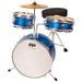 PP Drums Junior 3 Piece Drum Kit ~ Metallic Blue - DD Music Geek