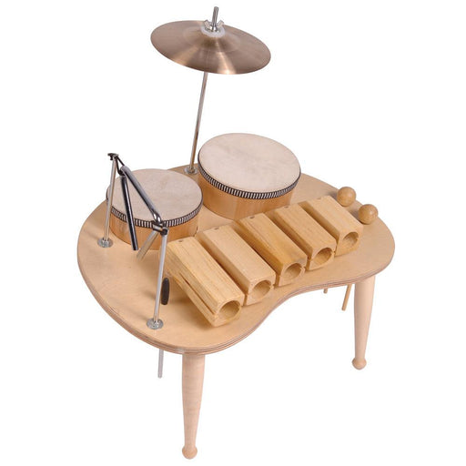 PP World Woodblock, Conga, Triangle & Cymbal Table Set - DD Music Geek
