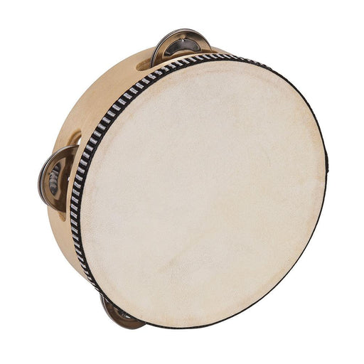 PP World Wooden Tambourine ~ 15cm Natural - DD Music Geek