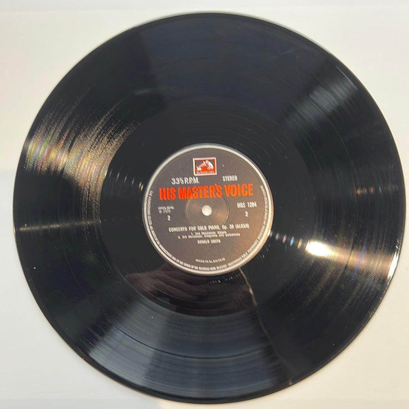 Ronald Smith: Alkan Concerto for Solo Piano M-/M- - DD Music Geek