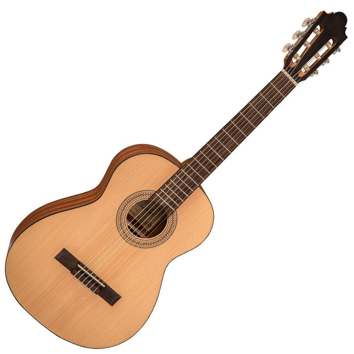 Santos Martinez Principante 3/4 Size Classic Guitar ~ Natural Open Pore - DD Music Geek