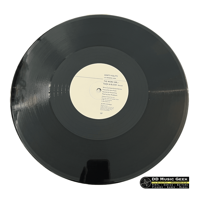 Scritti Politti with Ranking Ann: The World Girl (Flesh & Blood) 12" Single [Preowned VINYL) VG+/VG+ - DD Music Geek