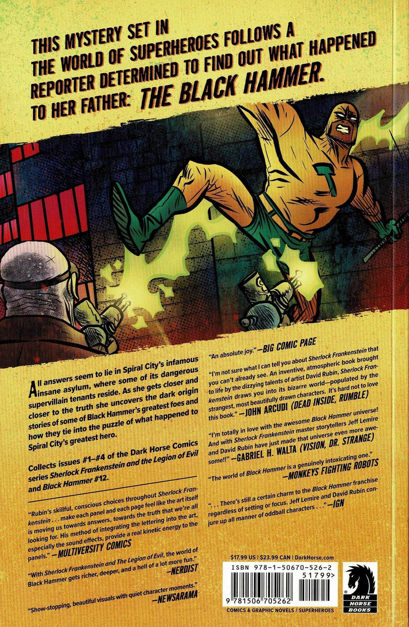 SHERLOCK FRANKENSTEIN LEGION OF EVIL FROM BLACK HAMMER TP - DD Music Geek