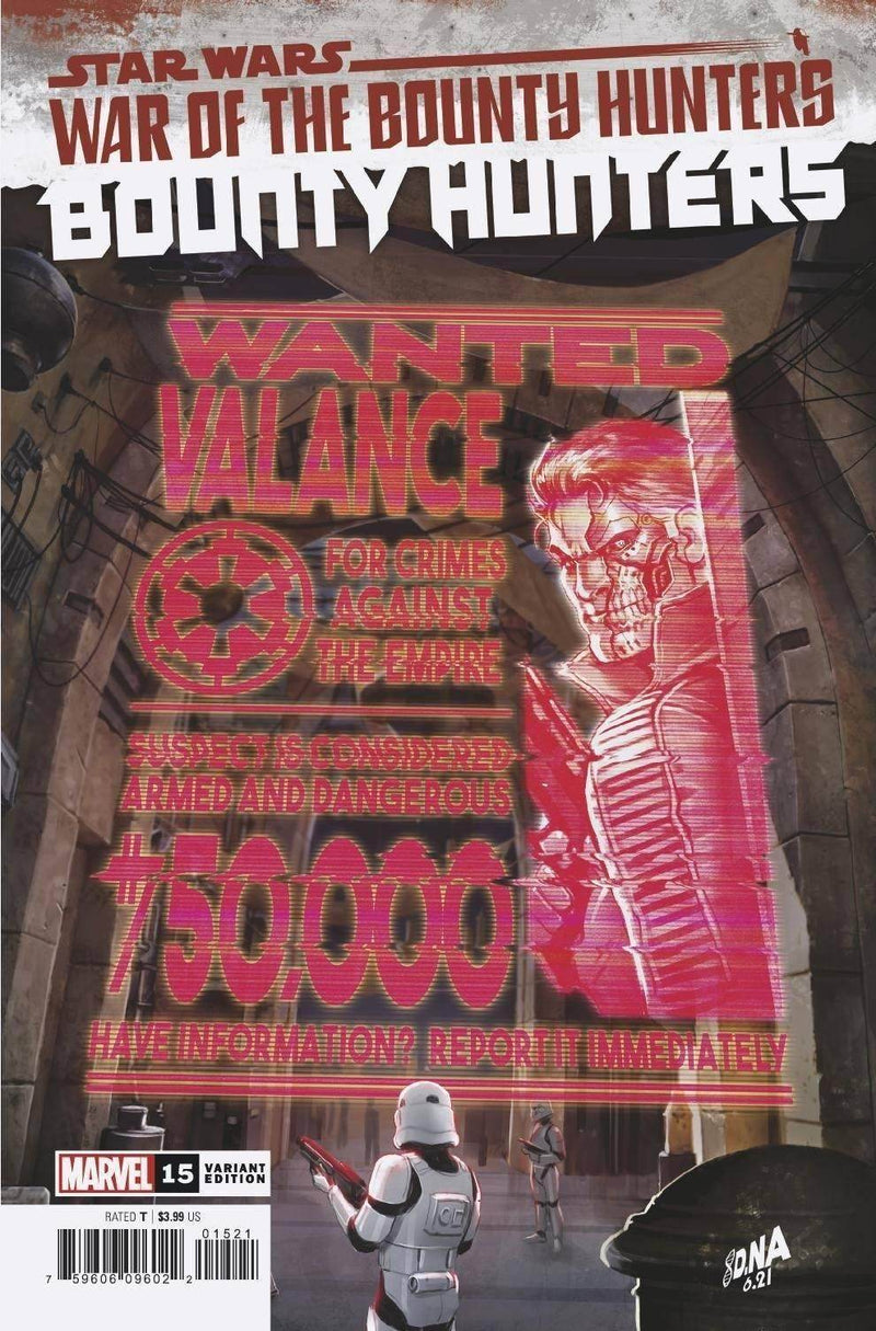 Star Wars: Bounty Hunters #15 WANTED VARIANT - DD Music Geek