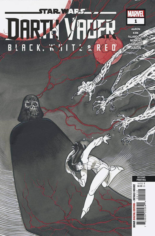 STAR WARS DARTH VADER BLACK WHITE AND RED #1 2ND PTG MOMOKO - DD Music Geek
