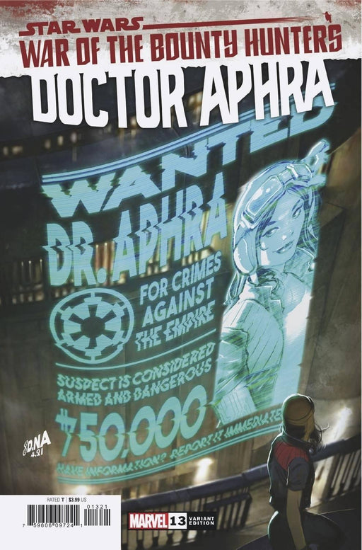 Star Wars: Doctor Aphra (2020-) #13 WANTED VARIANT - DD Music Geek