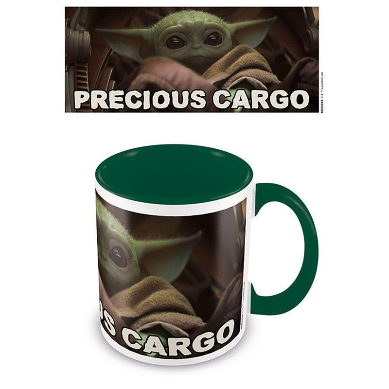STAR WARS: THE MANDALORIAN (PRECIOUS CARGO) GREEN COLOURED INNER MUG - DD Music Geek