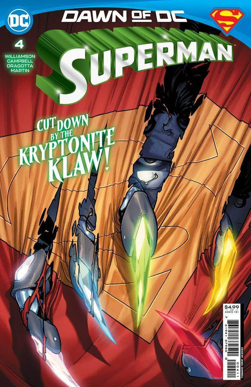 SUPERMAN #4 CVR A CAMPBELL - DD Music Geek