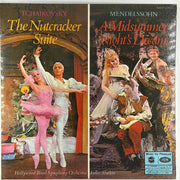 Tchaikovsky / Mendelssohn - Hollywood Bowl Symphony Orchestra, Felix Slatkin: The Nutcracker Suite / A Midsummer Night's Dream [PREOWNED VINYL] VG+/M- - DD Music Geek