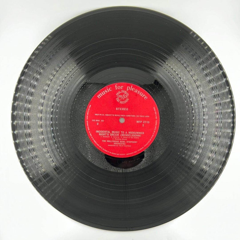 Tchaikovsky / Mendelssohn - Hollywood Bowl Symphony Orchestra, Felix Slatkin: The Nutcracker Suite / A Midsummer Night's Dream [PREOWNED VINYL] VG+/M- - DD Music Geek