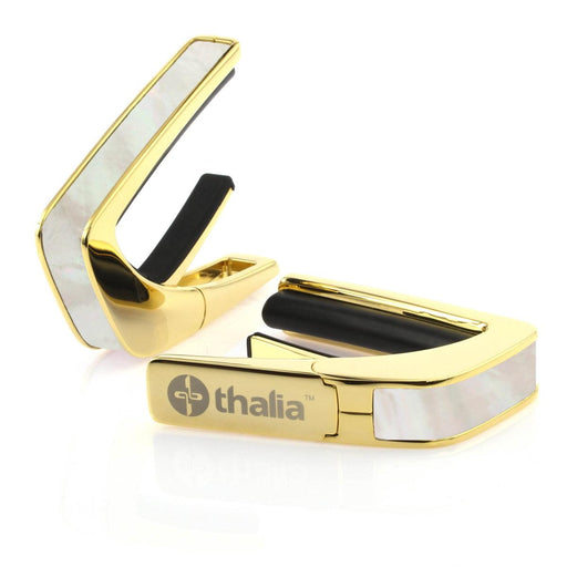 Thalia Exotic Series Shell Collection Capo ~ Gold with Mother of Pearl Inlay - DD Music Geek