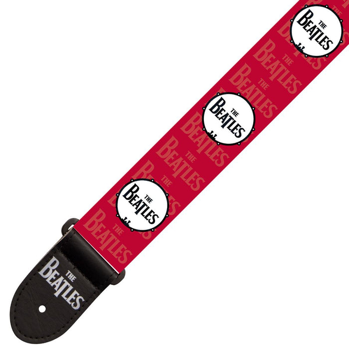 The Beatles Guitar Strap ~ Red - DD Music Geek