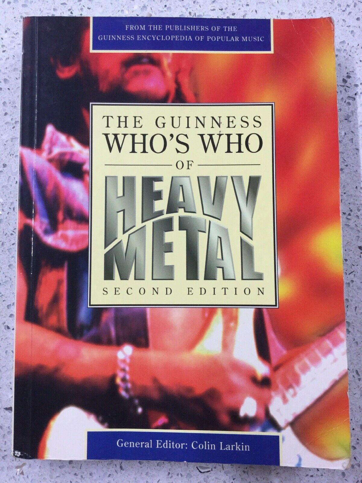 The Guinness who's who of heavy metal by Colin Larkin (Paperback)