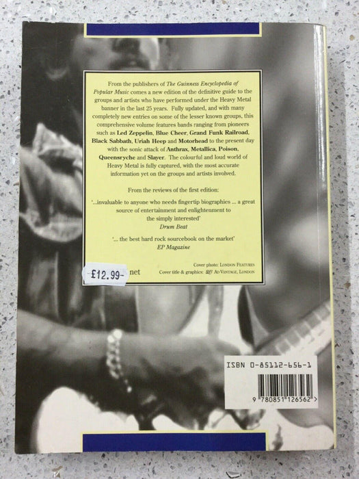 The Guinness who's who of heavy metal by Colin Larkin (Paperback) - DD Music Geek