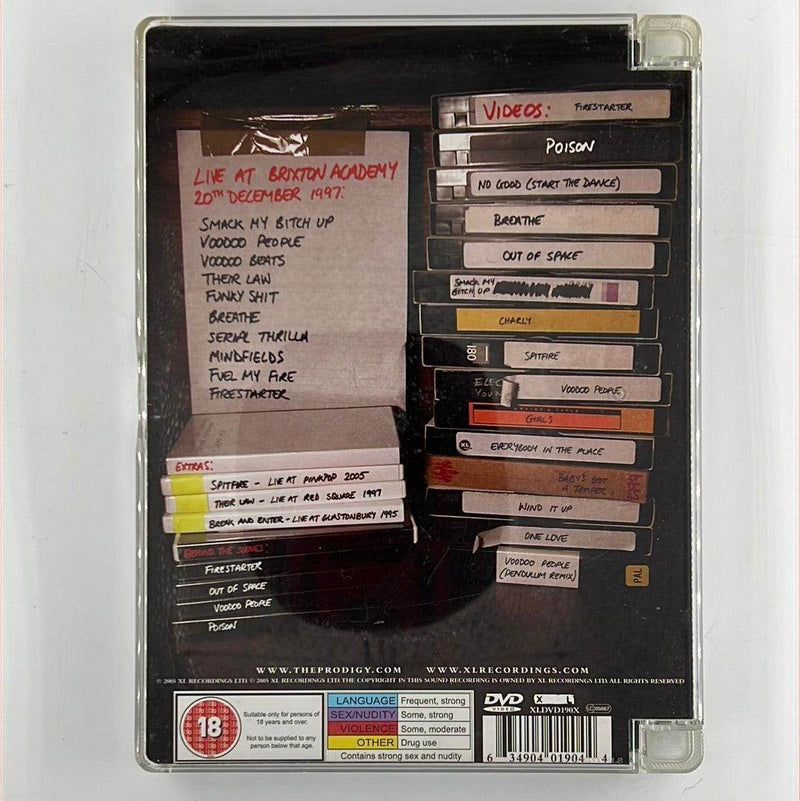 The Prodigy: The Law: The Singles 1990-2005 (Preowned DVD) - DD Music Geek
