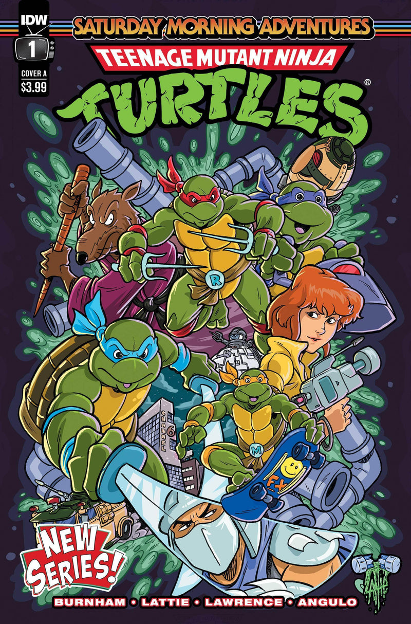 TMNT SATURDAY MORNING ADV CONTINUED #1 CVR A LATTIE - DD Music Geek