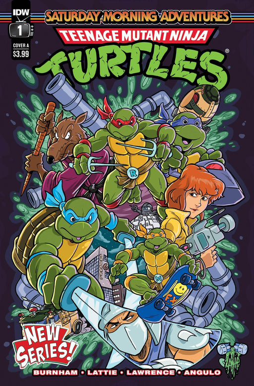 TMNT SATURDAY MORNING ADV CONTINUED #1 CVR A LATTIE - DD Music Geek