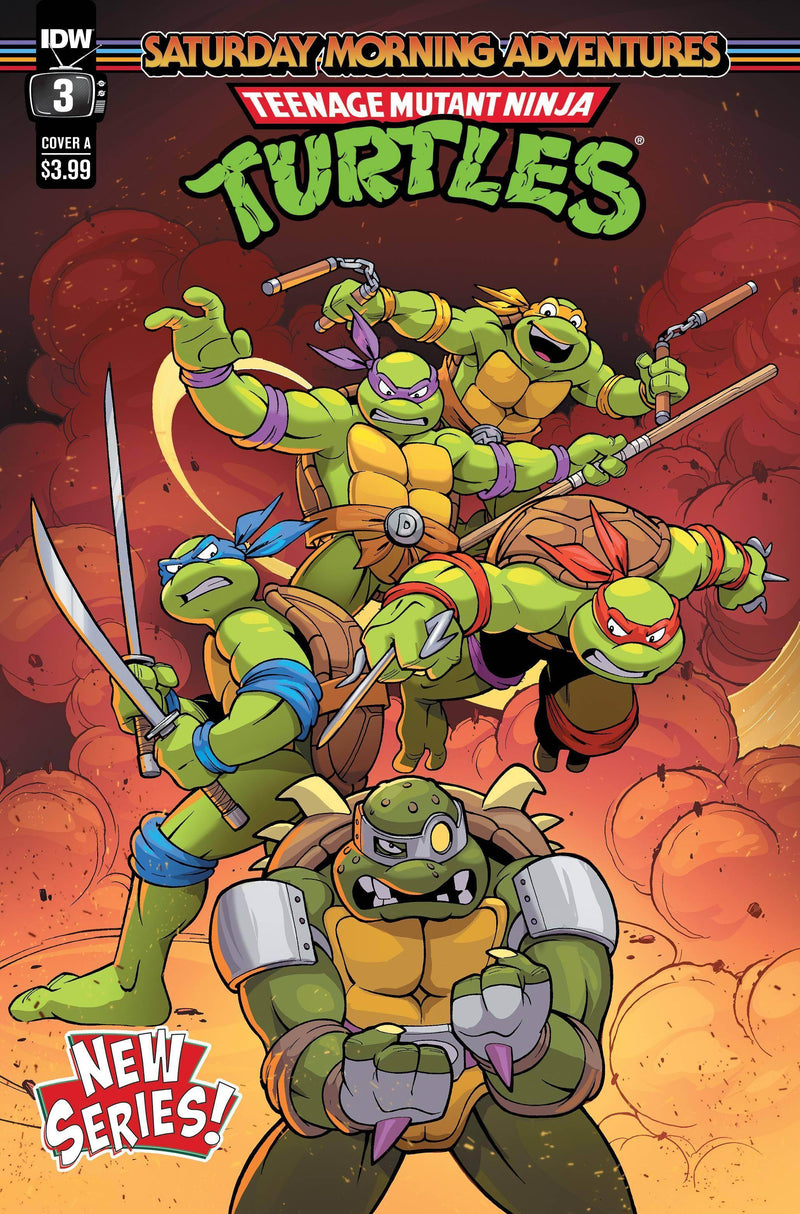 TMNT SATURDAY MORNING ADV CONTINUED #3 CVR A LATTIE - DD Music Geek