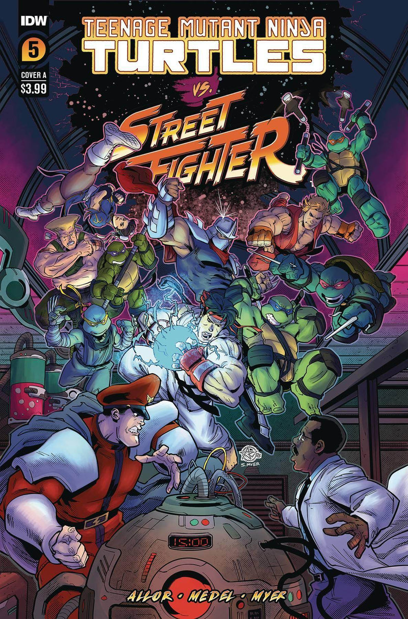 TMNT VS. STREET FIGHTER #5 (OF 5) CVR A MEDEL - DD Music Geek