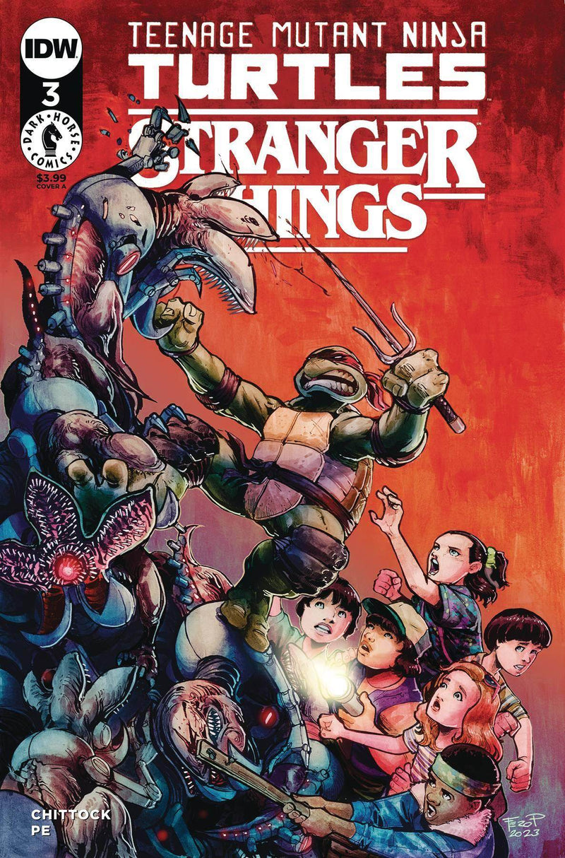 TMNT X STRANGER THINGS #3 CVR A PE - DD Music Geek