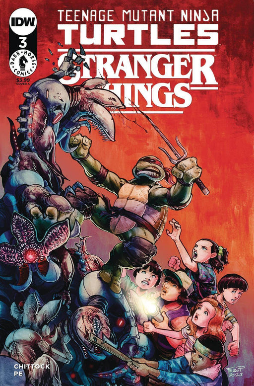 TMNT X STRANGER THINGS #3 CVR A PE - DD Music Geek