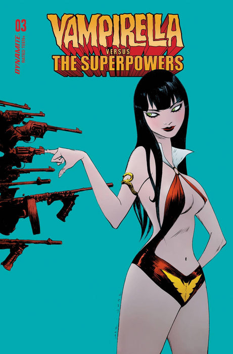 VAMPIRELLA VS SUPERPOWERS #3 CVR A LEE - DD Music Geek