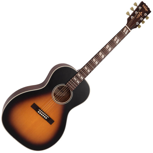 Vintage Historic Series 'Parlour' Acoustic Guitar ~ Vintage Sunburst - DD Music Geek