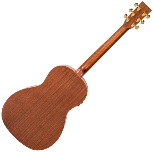 Vintage Mahogany Series 'Parlour' Electro-Acoustic Guitar ~ Satin Mahogany - DD Music Geek