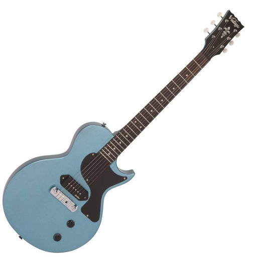 Vintage V120 ReIssued Electric Guitar ~ Gun Hill Blue - DD Music Geek