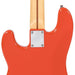 Vintage V4 ReIssued Maple Fingerboard Bass Guitar ~ Firenza Red - DD Music Geek