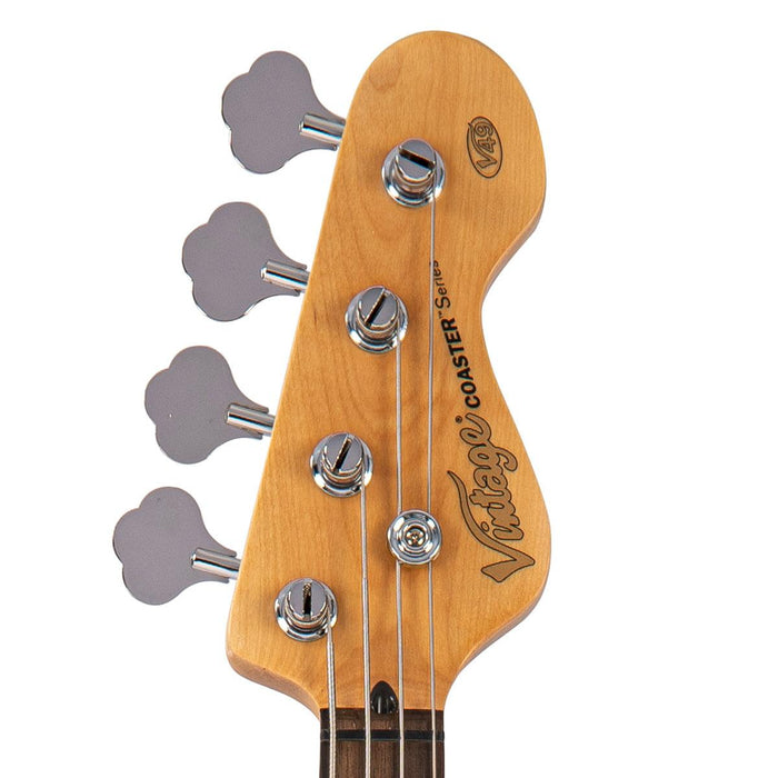 Vintage V49 Coaster Series Bass Guitar Pack ~ 3 Tone Sunburst - DD Music Geek
