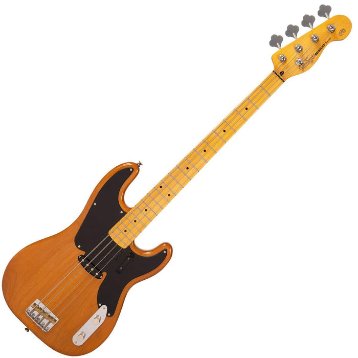 Vintage V51 ReIssued Bass Guitar ~ Vintage Blonde - DD Music Geek