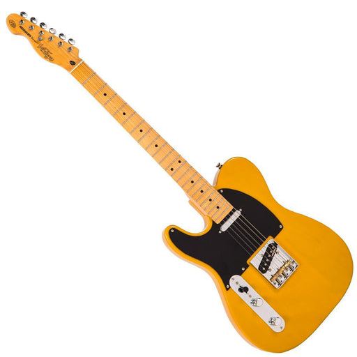 Vintage V52 ReIssued Electric Guitar ~ Left Hand Butterscotch - DD Music Geek