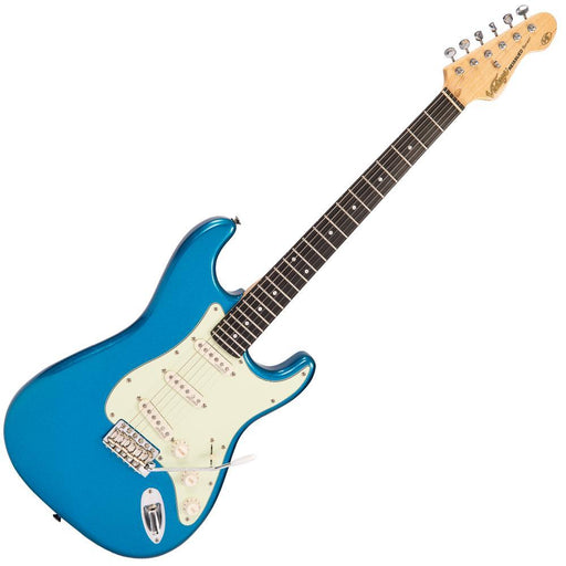 Vintage V6 ReIssued Electric Guitar ~ Candy Apple Blue - DD Music Geek